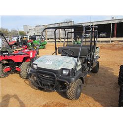 2006 KAWASAKI MULE 3010 4X4 UTILITY VEHICLE, S/N 1AFCK116B506969, CREW CAB, GAS ENG, DUMP BED