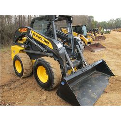 NEW HOLLAND L230 SKID STEER LOADER, S/N NCM449623, (12 yr) GP BUCKET, CANOPY, METER READING 398 HRS