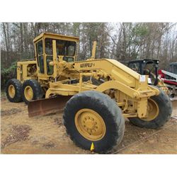 CAT 140G MOTOR GRADER, S/N 72V10167 (87 YR) 12' HYD MOLDBOARD W/TIP CONTROL, SCARIFIER, ECAB, 14.00-