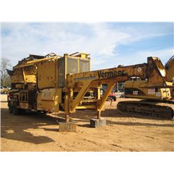 VERMEER TG400 TUB GRINDER, S/N 1VRK38SSXR1000472, 3406 CAT ENGINE, FOLD OUT REAR DISCHARGE, MTD ON T