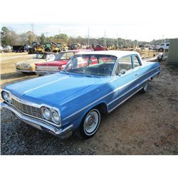 CHEVROLET BEL-AIR 2 DOOR SEDAN, S/N 1611C173375, 283 V8 GAS ENG, A/T, A/C, P/S, ODOMETER READING 41,