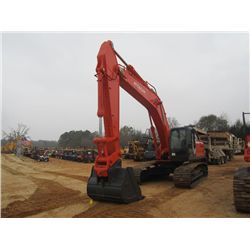 HITACHI ZX350LC-3 HYDRAULIC EXCAVATOR, S/N FF00ASP920101 (07 YR) 60' GEITH BUCKET, HYD COUPLER, ECAB