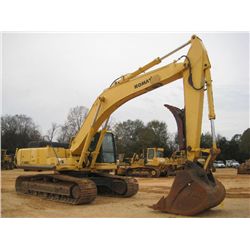 KOMATSU PC300LC-6LE HYDRAULIC EXCAVATOR, S/N A84886 (01 YR) 10'7" STICK, 62" BUCKET, 32" TBG, THUMB,