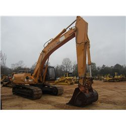 CASE CX330 HYDRAULIC EXCAVATOR, S/N DAC331354, 10' STICK, 60" BUCKET, 32" SBG, ECAB W/AIR, METER REA