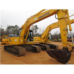 KOMATSU PC228USLC-3WD HYDRAULIC EXCAVATOR, S/N 2031635 (05 YR) 9'8" STICK, 30" BUCKET, 32" TBG, ZERO