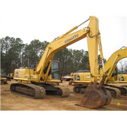 KOMATSU PC200LC-7 HYDRAULIC EXCAVATOR, S/N C50763 (06 YR) 9' 8" STICK, 42" BUCKET, 32" TBG, ECAB W/A