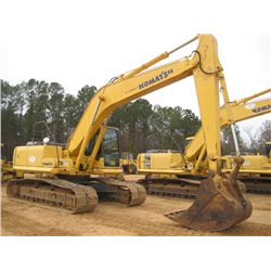 KOMATSU PC200LC-7 HYDRAULIC EXCAVATOR, S/N C50449 (05 YR) 9' 8" STICK, 54" BUCKET, 32" TBG, ECAB W/A