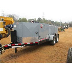 2013 THUNDER CREEK SLT440 FUEL & LUBE TRAILER, S/N (8) PRODUCT TANKS, (6) HOSE REELS, GENERATOR, COM