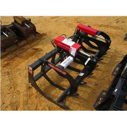 UNUSED VERSATECH HD 78" BRUSH GRAPPLE 23078, FITS SKID STEER