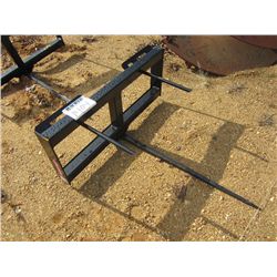 UNUSED VERSATECH HD HAY SPEAR 35000, SINGLE TINE, FITS SKID STEER