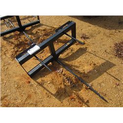 UNUSED VERSATECH HD HAY SPEAR 35000, SINGLE TINE, FITS SKID STEER