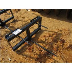 UNUSED VERSATECH HD HAY SPEAR 35000, SINGLE TINE, FITS SKID STEER