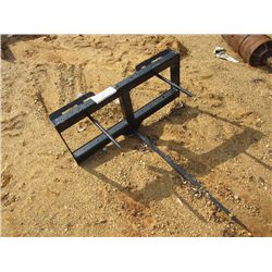 UNUSED VERSATECH HD HAY SPEAR 35000, SINGLE TINE, FITS SKID STEER
