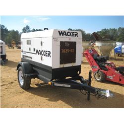 WACKER G25 20KW GENERATOR, S/N 5800616, 3 PHASE, 208/480 VOLTS, SINGLE PHASE 120/240 VOLTS