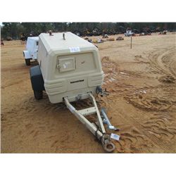 INGERSOLL RAND P185 AIR COMPRESSOR, S/N 396154ULRB34, METER READING 1,398 HRS