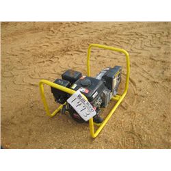 WACKER G2.5 PORTABLE GENERATOR, S/N 5380706, 4500 WATTS, HONDA GAS ENG, SKID MTD