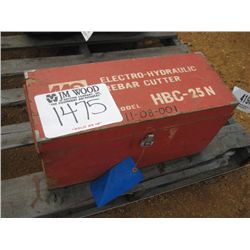 MULTI-QUIP HBC-25N ELECTRIC/HYDRAULIC REBAR CUTTER