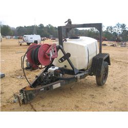 PRESSURE WASHER MTD ON TRAILER W/ 200 GALLON TANK