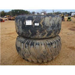 1 LOT (1) 29.5R29 TIRES & RIMS