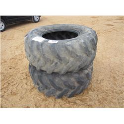 1 LOT (2) 19.5-24 TIRES