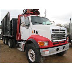 2005 STERLING TRI-AXLE TRASH TRUCK, S/N 2FZMATDA35AU12723, C9 CAT DIESEL ENG, 10 SPD TRANS, 48K REAR
