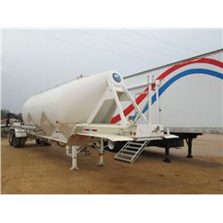 1976 FRUEHAUF T/A TANKER TRAILER, S/N 0MX726003, 11:00X24.5 TIRES, STEEL DISC WHEELS
