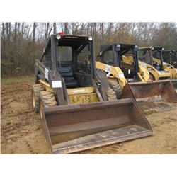 NEW HOLLAND LX665 TURBO SKID STEER LOADER, S/N 870146, GP BUCKET, CANOPY, METER READING 836 HRS