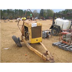 4" TRASH PUMP, FORD GAS ENGINE, MTD ON S/A TRAILER