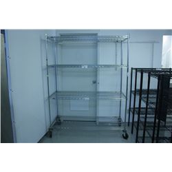 LARGE 4 TIER MOBILE METRO RACK