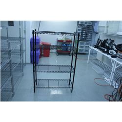 BLACK 4 TIER METRO RACK