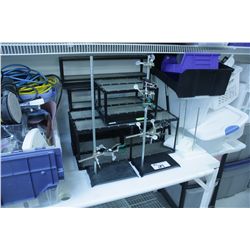 LOT OF LABORATORY STANDS