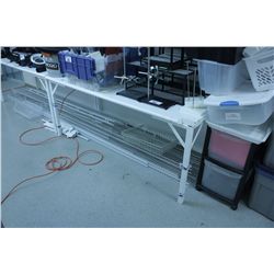 WHITE LABORATORY WORK BENCH
