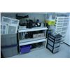 Image 3 : LARGE LOT OF BINS, SHELVING AND OFFICE SUPPLIES