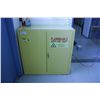Image 1 : YELLOW METAL FLAMMABLE STORAGE CABINET