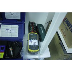 LOT OF ASSORTED ELECTRICAL TESTERS