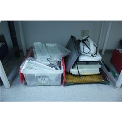 PAPER CUTTERS, HOT PLATE AND MEDICAL DISPOSABLE