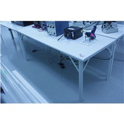 WHITE LABORATORY BENCH