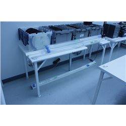 WHITE LABORATORY BENCH