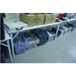 WHITE LABORATORY TABLE (LOCATED IN CENTER ROOM)