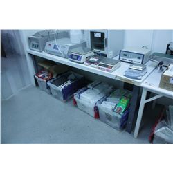 WHITE LABORATORY TABLE (LOCATED IN CENTER ROOM)