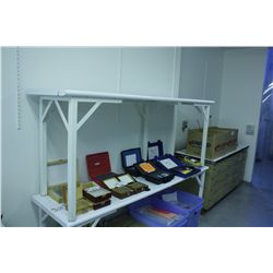 WHITE LABORATORY TABLE (LOCATED IN CENTER ROOM)