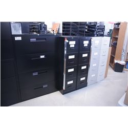 BLACK 4 DRAWER FILE CABINET