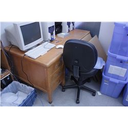 CONTENTS OF ENGINEERING AREA INCL: DESKS,