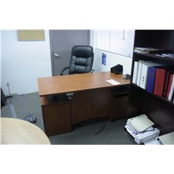 CONTENTS OF UPSTAIRS OFFICE INCL: 2 DESKS, BOOK