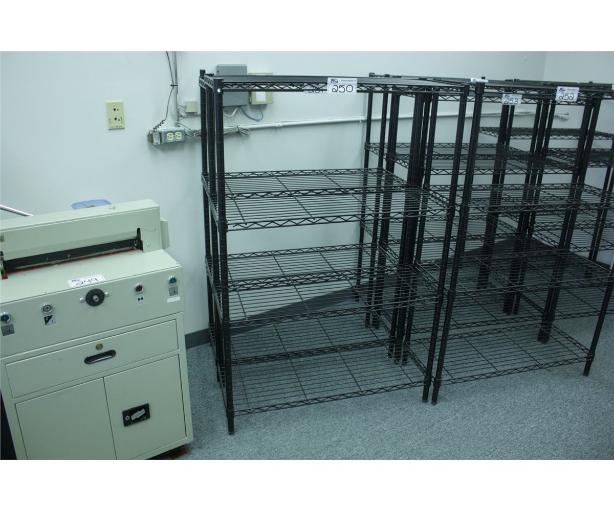 BLACK 4 TIER METRO RACK