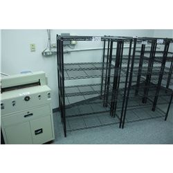 BLACK 4 TIER METRO RACK