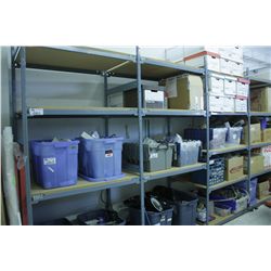 5 BAYS OF EZ RECT SHELVING