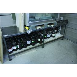 METAL WORK TABLE WITH VICE