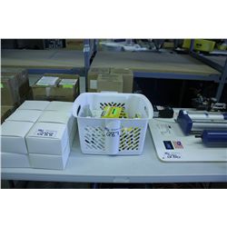 DOUBLE SIDED TAPE AND LABLES