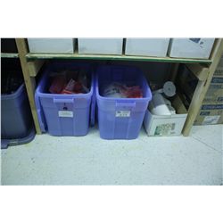 SHELF OF TAPE AND MEDICAL DISPOSABLES